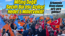 Miting Değil! Seçim Bürosu Açılışı! Hedef 5 Milletvekili!