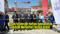 Sivas’ta Gençlik Haftası kapsamında Gençlik Merkezleri Sergisi açıldı! 