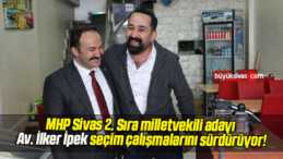 MHP Sivas 2. Sıra milletvekili adayı Av. İlker İpek seçim çalışmalarını sürdürüyor!