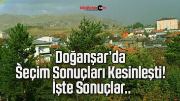 Doğanşar’da Seçim Sonuçları Kesinleşti! İşte Sonuçlar..