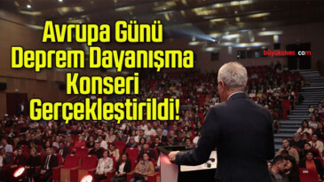 Avrupa Günü Deprem Dayanışma Konseri Gerçekleştirildi!