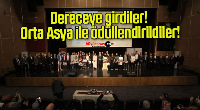 Dereceye girdiler! Orta Asya ile ödüllendirildiler!