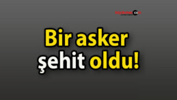 Bir asker şehit oldu!