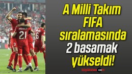 A Milli Takım FIFA sıralamasında 2 basamak yükseldi!