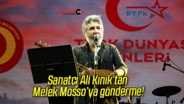 Sanatçı Ali Kınık’tan Melek Mosso’ya gönderme!