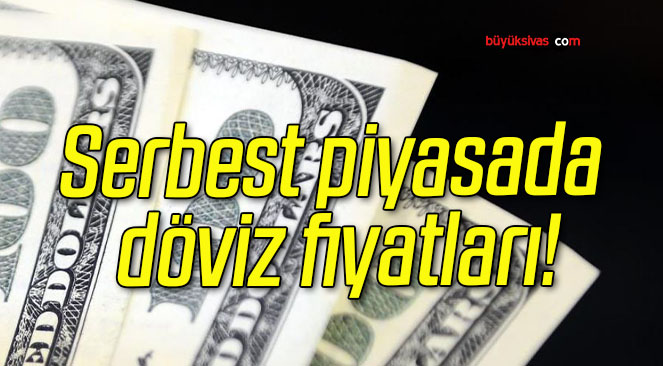 Serbest piyasada döviz fiyatları!