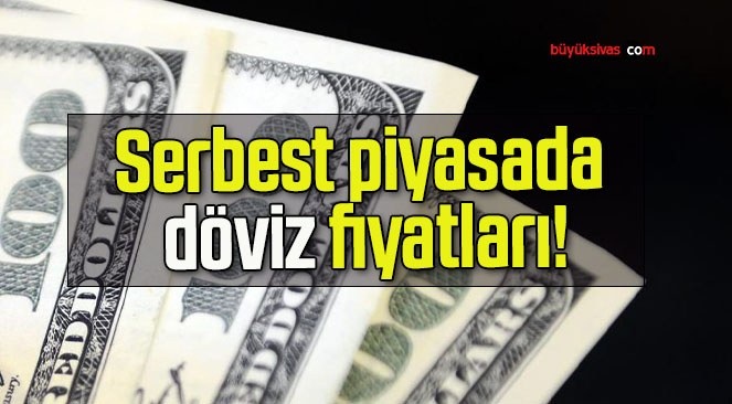 Serbest piyasada döviz fiyatları!