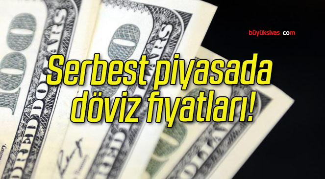 Serbest piyasada döviz fiyatları!