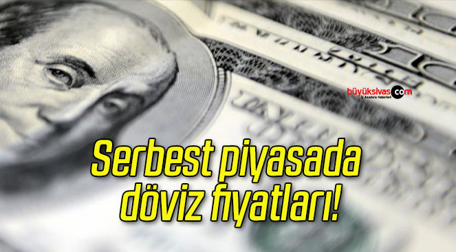 Serbest piyasada döviz fiyatları!