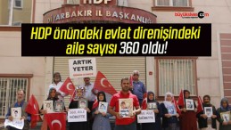 HDP önündeki evlat direnişindeki aile sayısı 360 oldu!