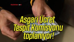 Asgari Ücret Tespit Komisyonu toplanıyor!