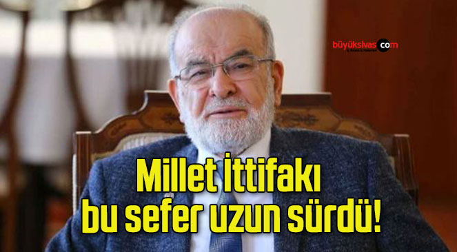 Millet İttifakı bu sefer uzun sürdü!