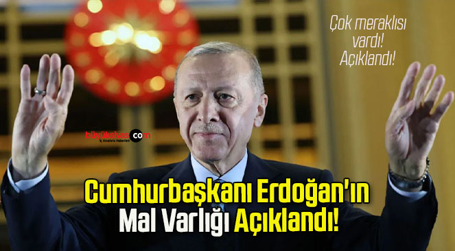 Cumhurbaşkanı Erdoğan’ın Mal Varlığı Açıklandı!