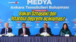 Bakan Özhaseki’den İstanbul depremi açıklaması!