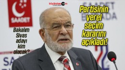 Partisinin yerel seçim kararını açıkladı!