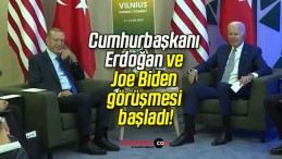 Cumhurbaşkanı Erdoğan ve Joe Biden görüşmesi başladı!