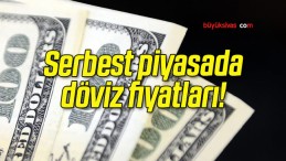 Serbest piyasada döviz fiyatları!