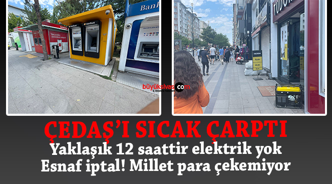 Neredeyse bedava adam çalıştıran ÇEDAŞ 12 saattir elektrik veremiyor!