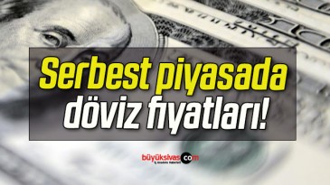 Serbest piyasada döviz fiyatları!