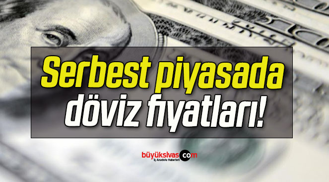 Serbest piyasada döviz fiyatları!