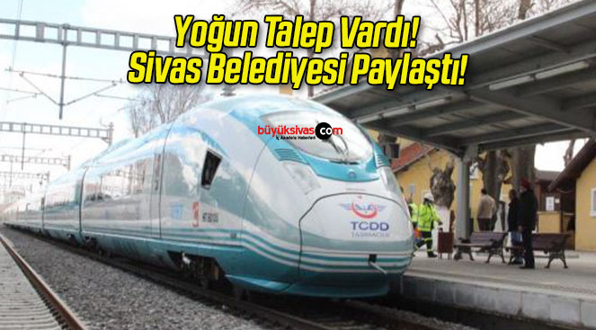 Yoğun Talep Vardı! Sivas Belediyesi Paylaştı!