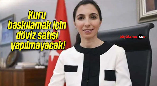 Kuru baskılamak için döviz satışı yapılmayacak!