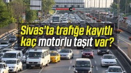 Sivas’ta trafiğe kayıtlı kaç motorlu taşıt var?