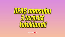 DEAŞ mensubu 5 terörist tutuklandı!