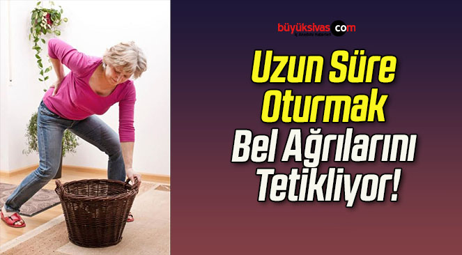 Uzun Süre Oturmak Bel Ağrılarını Tetikliyor!