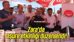 Zara’da aşure etkinliği düzenlendi!