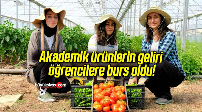 Akademik ürünlerin geliri öğrencilere burs oldu!