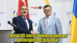 Rusya’nın tekrar denkleme alınması gerektiğini hep düşündük!