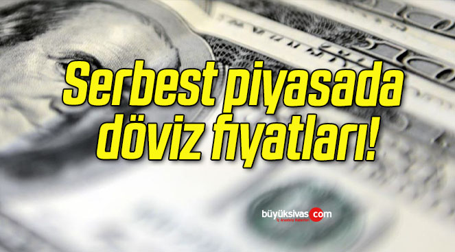 Serbest piyasada döviz fiyatları!