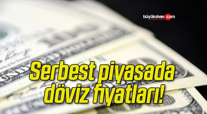 Serbest piyasada döviz fiyatları!