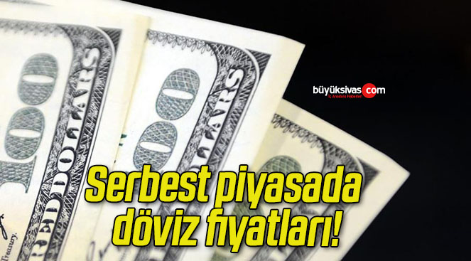 Serbest piyasada döviz fiyatları!