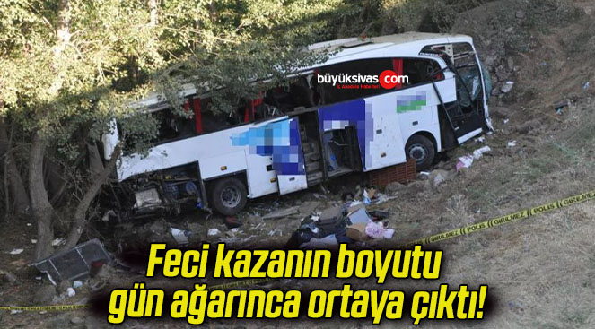 Feci kazanın boyutu gün ağarınca ortaya çıktı!