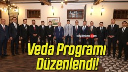 Veda Programı Düzenlendi!