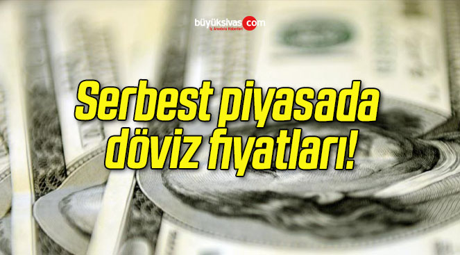 Serbest piyasada döviz fiyatları!