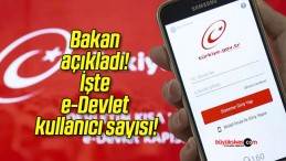 Bakan açıkladı! İşte e-Devlet kullanıcı sayısı!