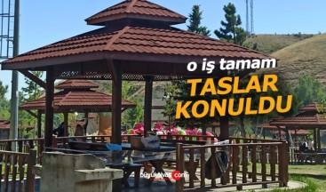 Sivas’taki mesire yerlerinde “tas koyma” geleneği