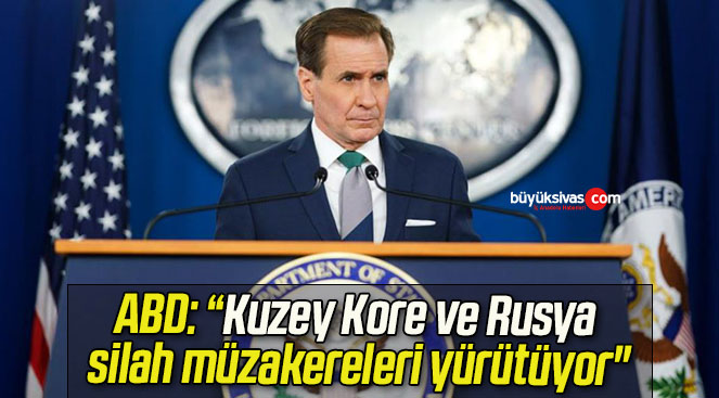 ABD: “Kuzey Kore ve Rusya silah müzakereleri yürütüyor”