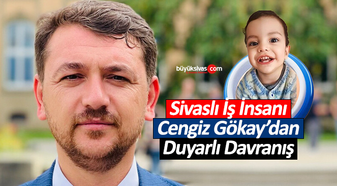 Sivaslı iş insanı Cengiz Gökay’dan duyarlı davranış