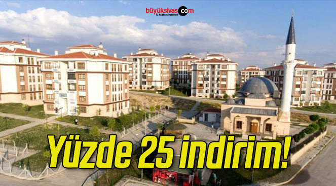 Yüzde 25 indirim!