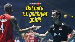 Üst üste 19. galibiyet geldi!