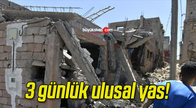 3 günlük ulusal yas!