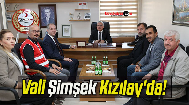 Vali Şimşek Kızılay’da!