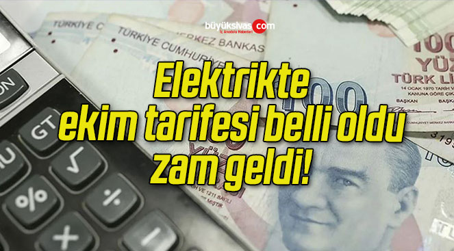 Elektrikte ekim tarifesi belli oldu zam geldi!