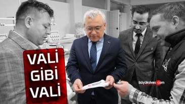 Sivas Valisi Dr. Yılmaz Şimşek ile Sivas’ta muhteşem uyum…