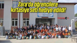 Zara’da öğrencilere kırtasiye seti hediye edildi!