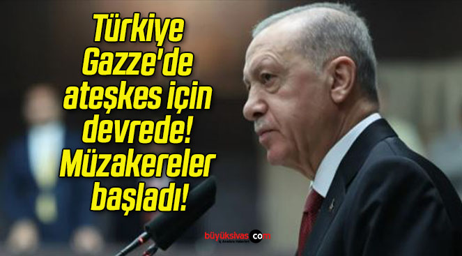 Türkiye Gazze’de ateşkes için devrede! Müzakereler başladı!